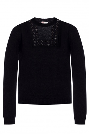 Sweter z dekoracyjnymi elementami, zdjęcie 1 Sweter z dekoracyjnymi elementami od Valentino Red